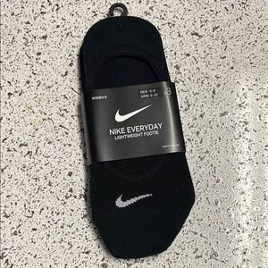 Nike Everyday Lightweight Footie Socks - Black